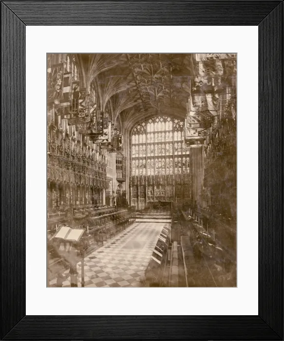 Framed Print : St Georges Chapel interior, Windsor Framed Print : St Georges Chapel interior, Windsor