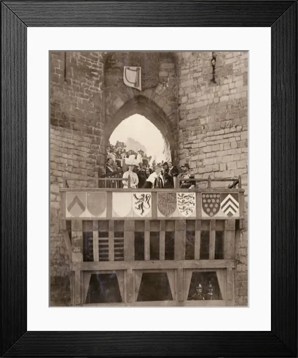 Framed Print : Prince of Wales investiture, Caernarvon Framed Print : Prince of Wales investiture, Caernarvon