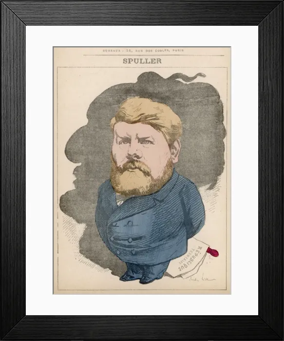 Framed Print : Eugne Spuller / Gill Framed Print : Eugne Spuller / Gill
