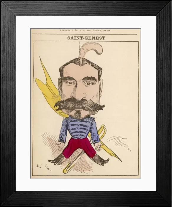 Framed Print : Saint-Genest (Arthur Bucheron) / Gill Framed Print : Saint-Genest (Arthur Bucheron) / Gill