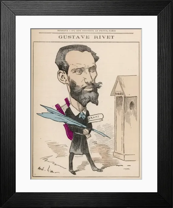 Framed Print : Gustave Rivet / Gill Framed Print : Gustave Rivet / Gill