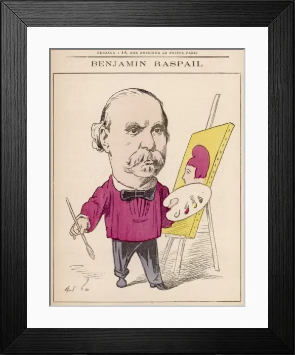 Framed Print : Benjamin Raspail / Gill Framed Print : Benjamin Raspail / Gill