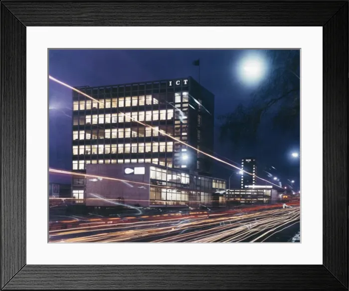 Framed Print : An advertisement for ICT Framed Print : An advertisement for ICT