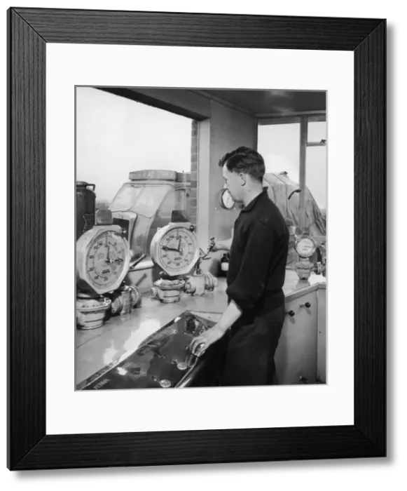 Framed Print : Refueling a British Road Services truck Framed Print : Refueling a British Road Services truck