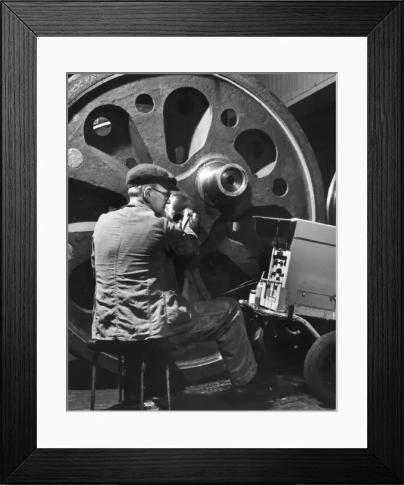 Framed Print : Testing Train Wheels Framed Print : Testing Train Wheels