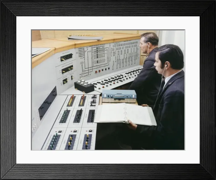 Framed Print : Factory control board Framed Print : Factory control board