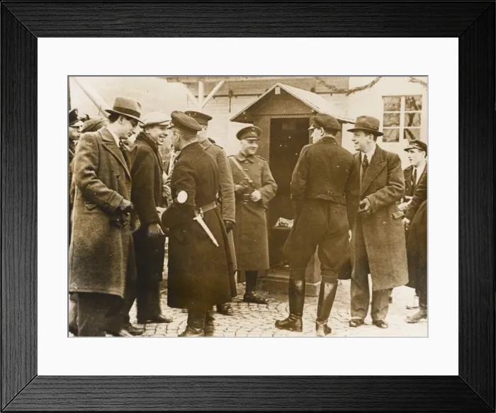 Framed Print : German-French Customs Post 1930s Framed Print : German-French Customs Post 1930s