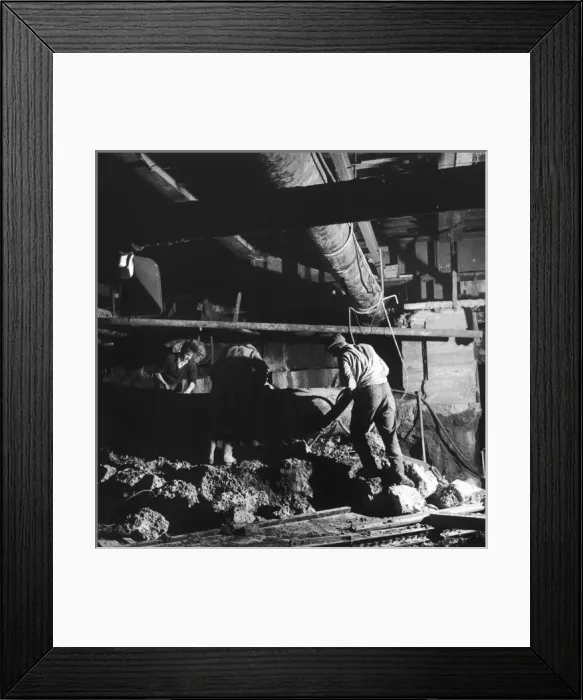 Framed Print : Removing Rock from a Tunnel Framed Print : Removing Rock from a Tunnel