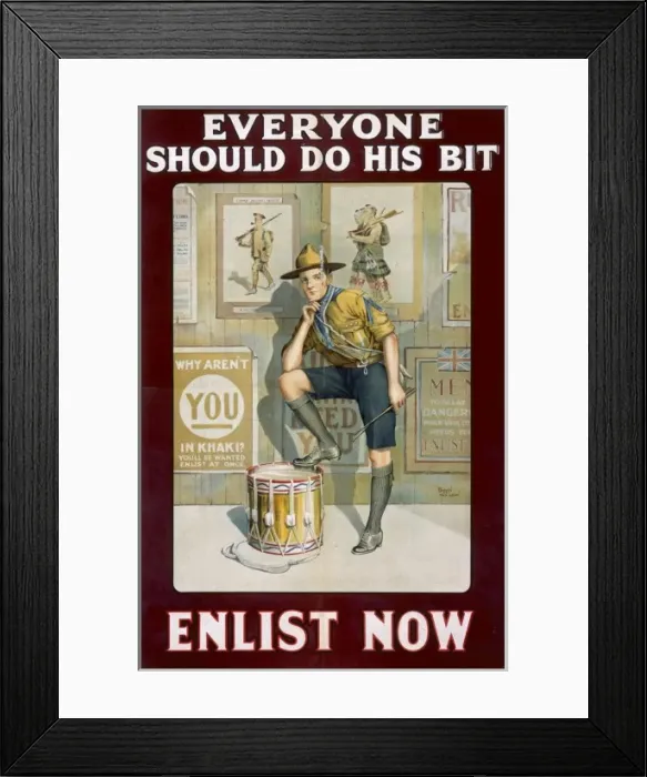 Framed Print : Recruitment poster for the British Army Framed Print : Recruitment poster for the British Army