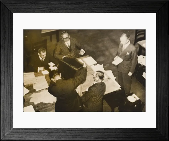 Framed Print : Saarland Plebiscite 1935 Framed Print : Saarland Plebiscite 1935