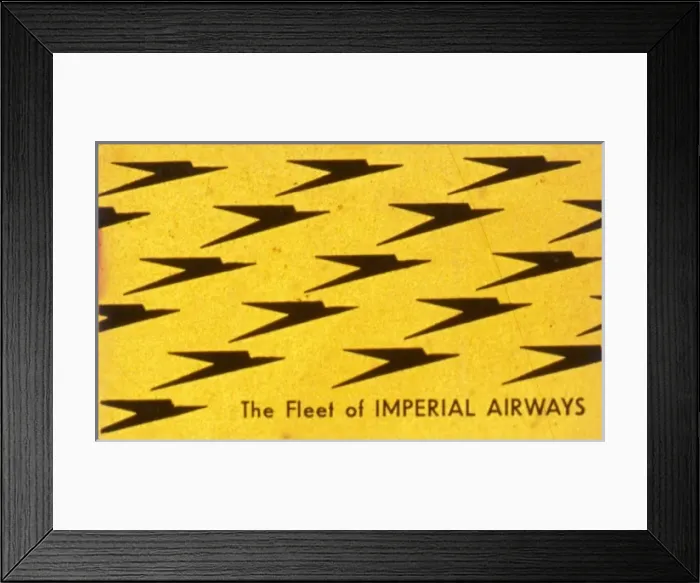 Framed Print : Imperial Airways logo Framed Print : Imperial Airways logo