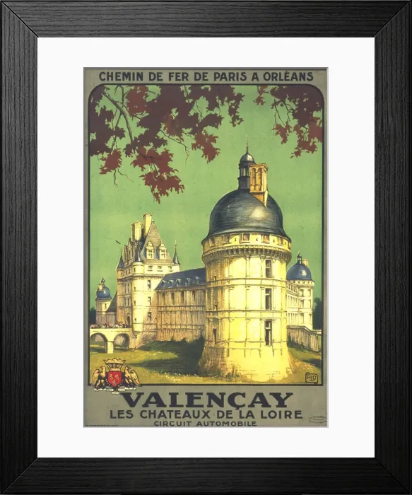 Framed Print : Poster advertising Valencay Framed Print : Poster advertising Valencay