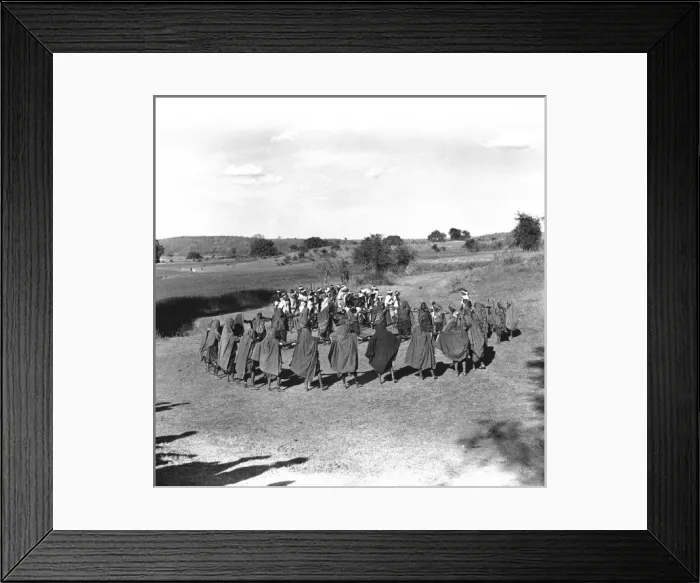 Framed Print : People form a circle in Madhya Pradesh, Central India Framed Print : People form a circle in Madhya Pradesh, Central India