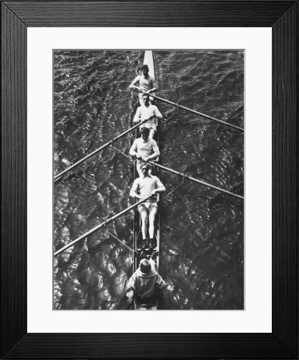Framed Print : German Olympic rowing team 1932 Framed Print : German Olympic rowing team 1932