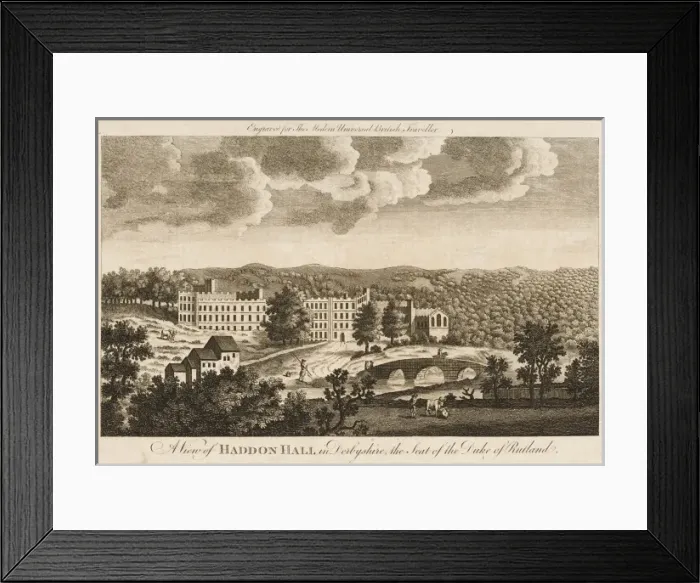 Framed Print : Haddon Hall / Cooke s Framed Print : Haddon Hall / Cooke s