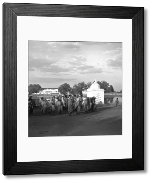 Framed Print : People in Mandu, Madhya Pradesh, Central India Framed Print : People in Mandu, Madhya Pradesh, Central India