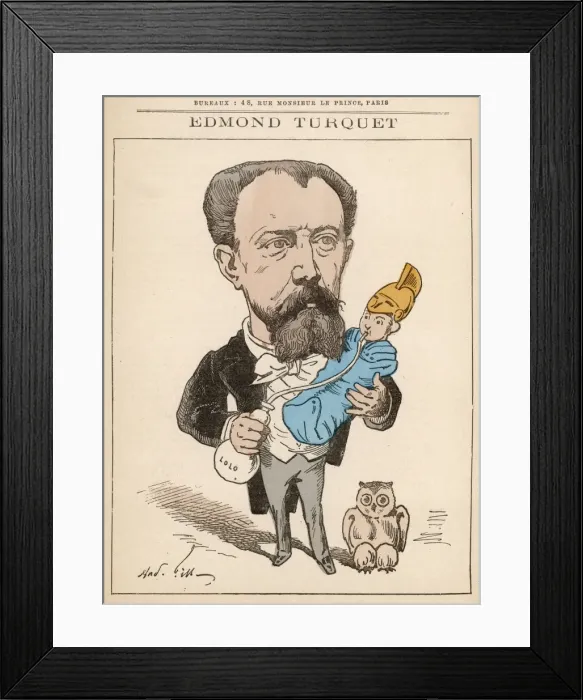 Framed Print : Edmond Turquet / Gill Framed Print : Edmond Turquet / Gill