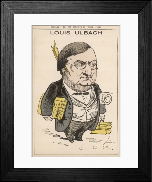 Framed Print : Louis Ulbach / Gill Framed Print : Louis Ulbach / Gill