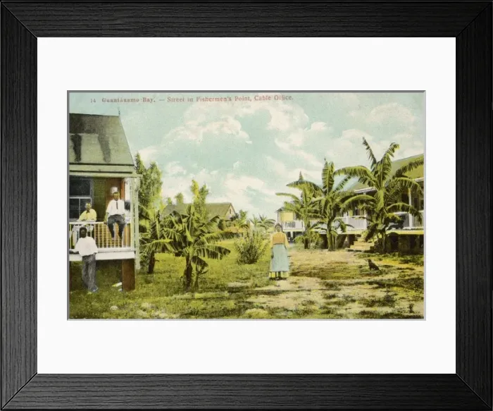 Framed Print : Guantanamo Bay, Cuba - Fishermans Point Cable Office Framed Print : Guantanamo Bay, Cuba - Fishermans Point Cable Office
