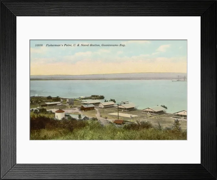 Framed Print : Guantanamo Bay, Cuba - Fishermans Point
