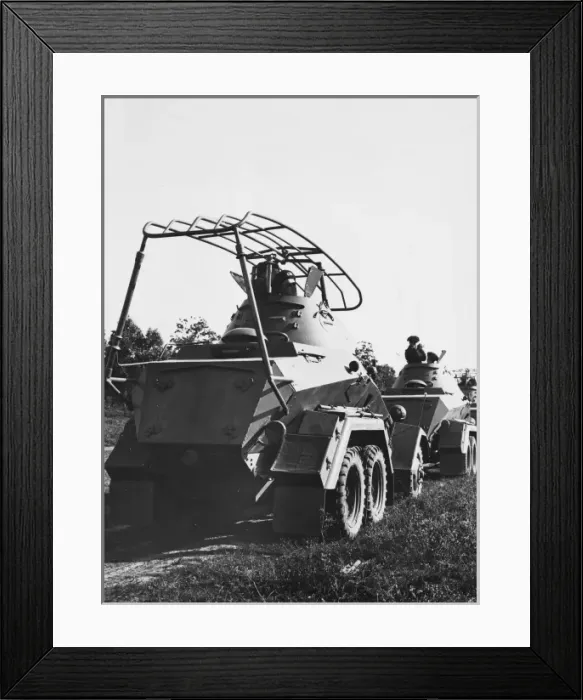 Framed Print : German armoured cars Framed Print : German armoured cars