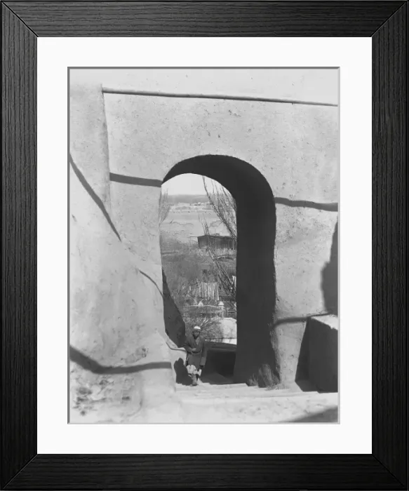 Framed Print : Steps and archway, Kashgar, western China Framed Print : Steps and archway, Kashgar, western China