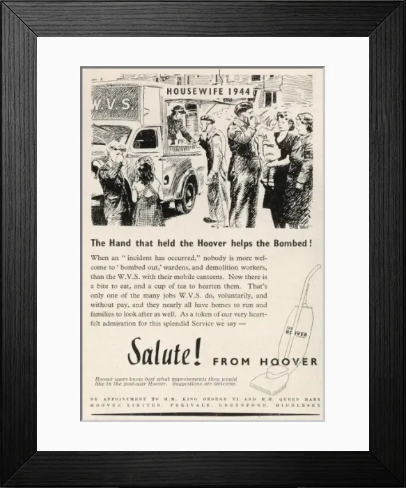 Framed Print : Hoover advert Framed Print : Hoover advert