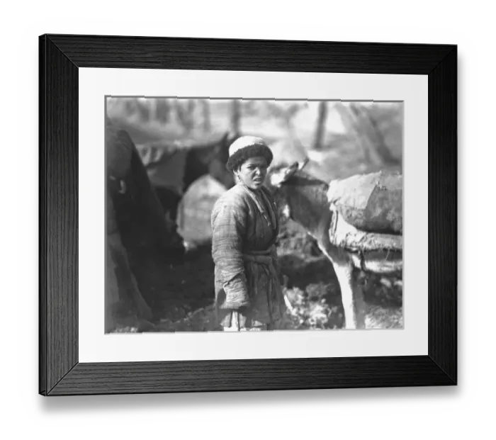 Framed Print : Woman in Kashgar, western China Framed Print : Woman in Kashgar, western China