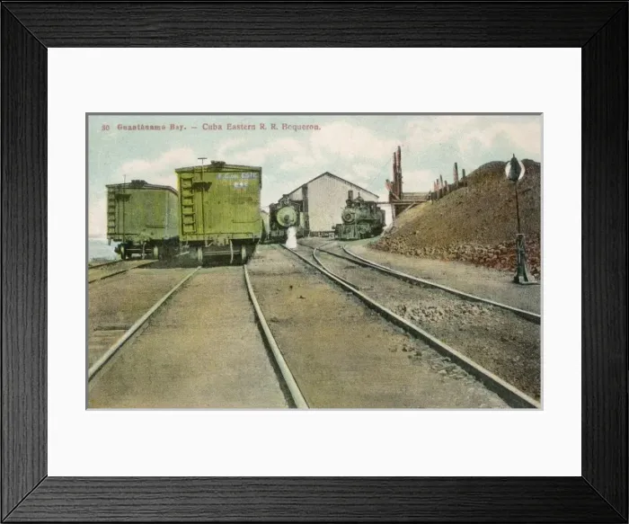 Framed Print : Guantanamo Bay, Cuba - Railway Station & Depot Framed Print : Guantanamo Bay, Cuba - Railway Station & Depot