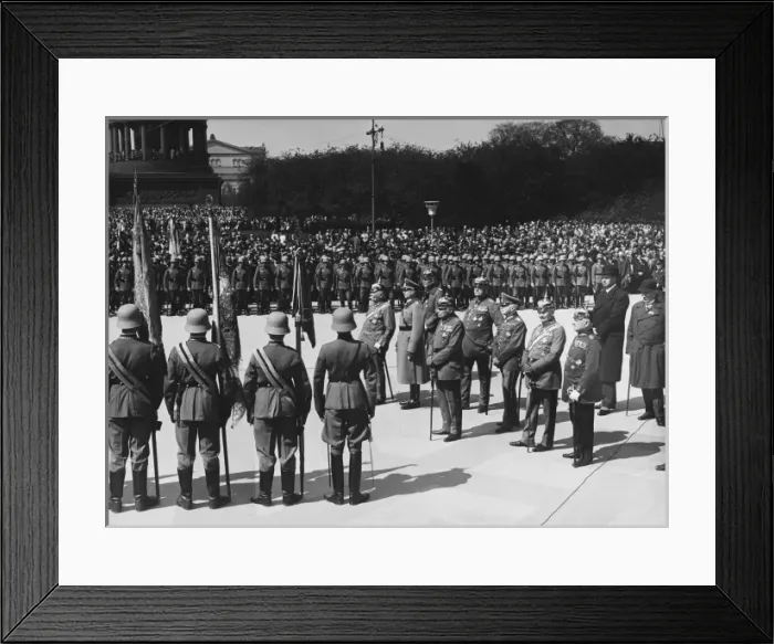 Framed Print : Parade of German Guards Framed Print : Parade of German Guards