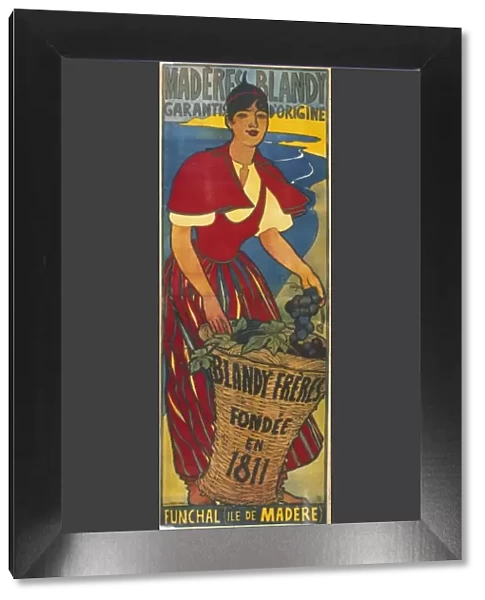 Poster advertising Blandy Freres madeira wine