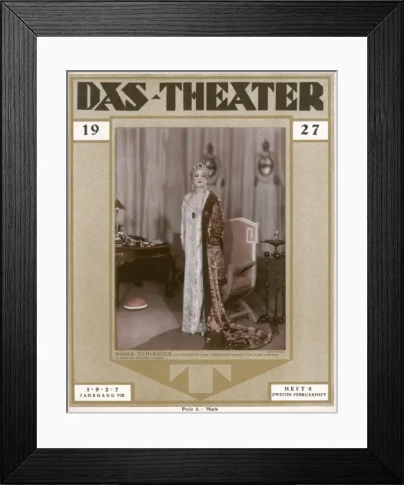 Framed Print : Madge Titheradge  /  Noel Coward