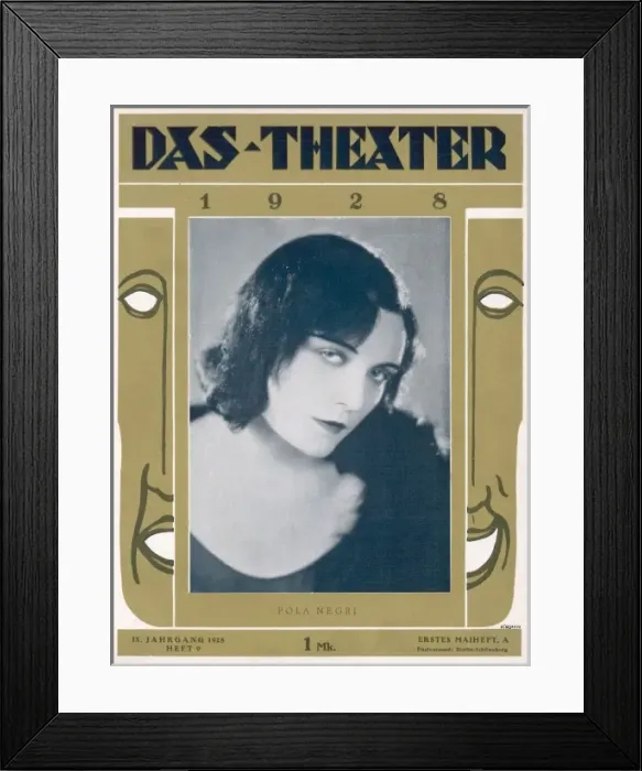 Framed Print : Pola Negri, Polish actress Framed Print : Pola Negri, Polish actress