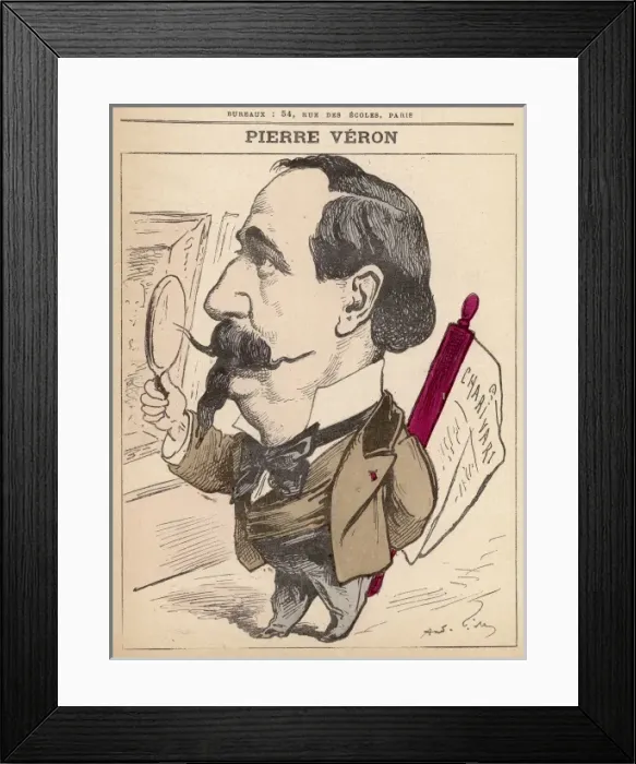 Framed Print : Pierre Vron / Gill Framed Print : Pierre Vron / Gill