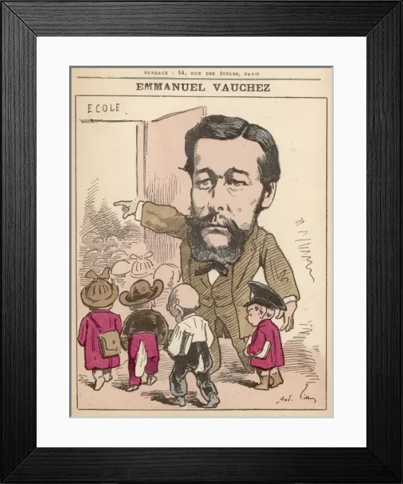 Framed Print : Emmanuel Vauchez / Gill Framed Print : Emmanuel Vauchez / Gill