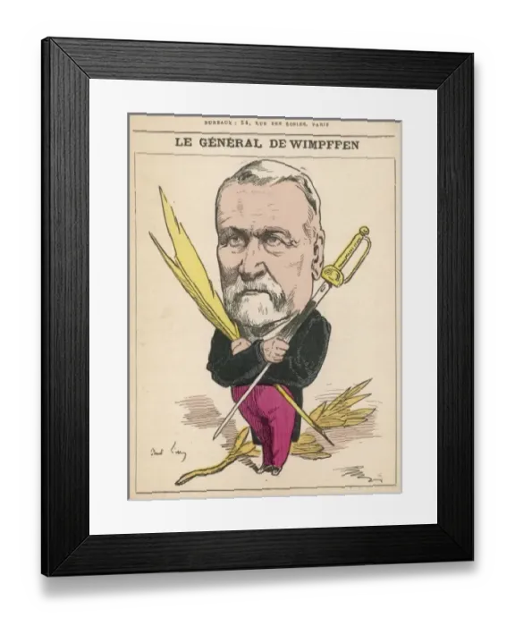 Framed Print : Emmanuel Felix de Wimpffen / Gill Framed Print : Emmanuel Felix de Wimpffen / Gill