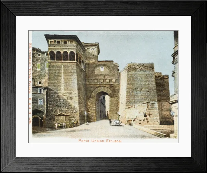 Framed Print : Italy - Perugia - The Etruscan Gate Framed Print : Italy - Perugia - The Etruscan Gate