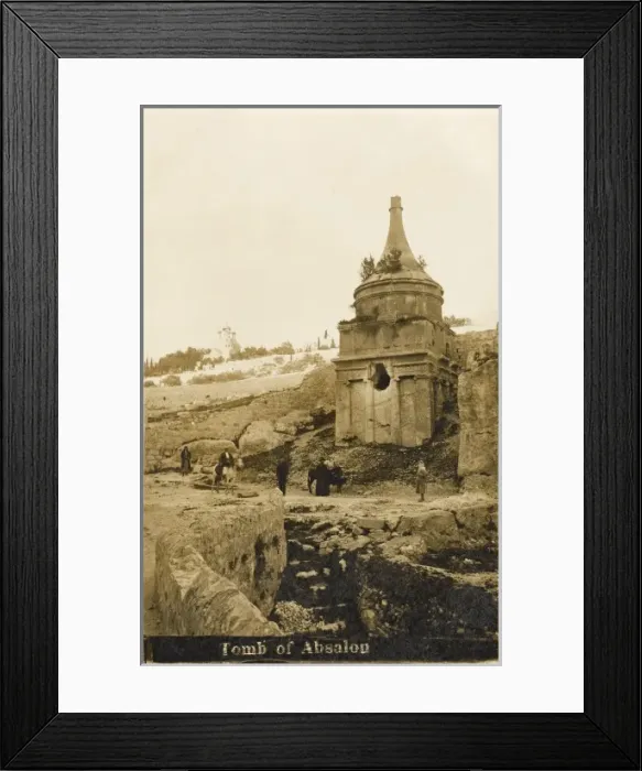 Framed Print : Jerusalem - Tomb of Absalom Framed Print : Jerusalem - Tomb of Absalom