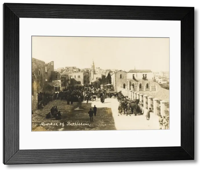 Framed Print : Scene of Ottoman era Bethlehem Framed Print : Scene of Ottoman era Bethlehem