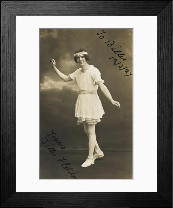 Framed Print : Cross-dressing male dancer Framed Print : Cross-dressing male dancer