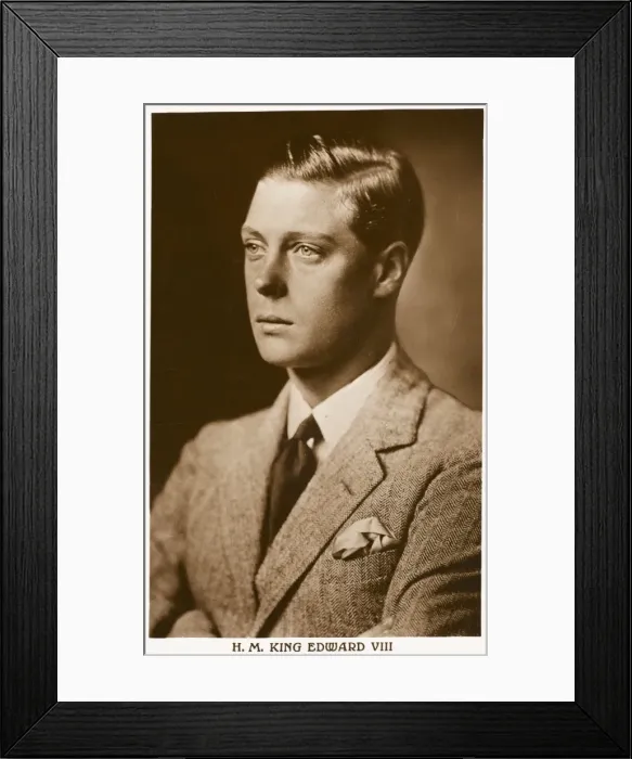 Framed Print : King Edward VIII Framed Print : King Edward VIII