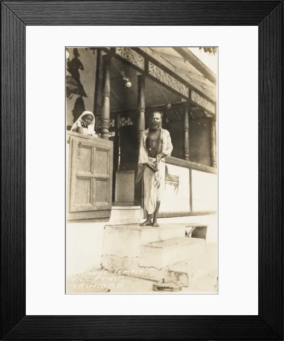 Framed Print : Hindu Temple - Trinidad Framed Print : Hindu Temple - Trinidad