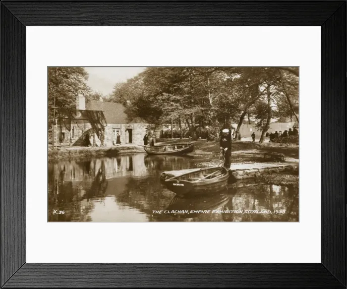 Framed Print : Empire Exhibition Scotland - The Clachan Framed Print : Empire Exhibition Scotland - The Clachan