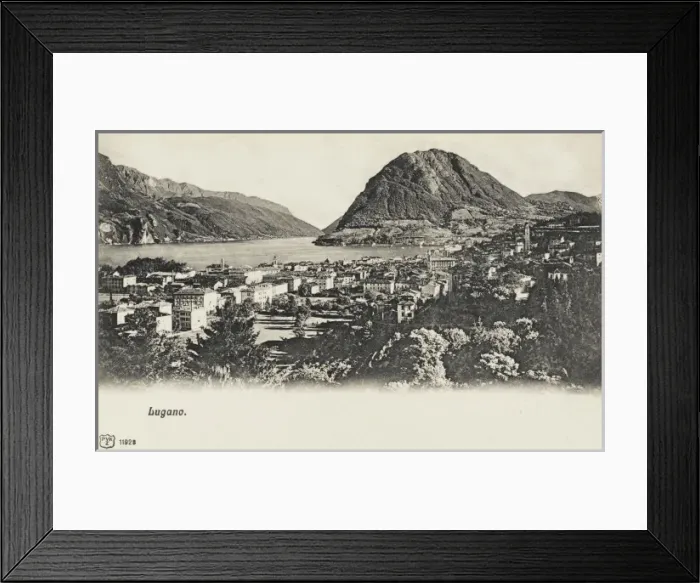 Framed Print : Lugano - Switzerland Framed Print : Lugano - Switzerland