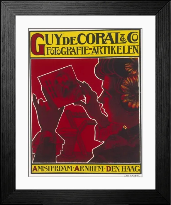 Framed Print : Poster advertising Guy de Coral & Co, Amsterdam Framed Print : Poster advertising Guy de Coral & Co, Amsterdam