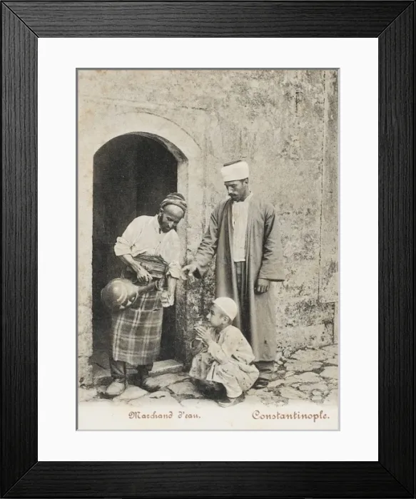 Framed Print : Fresh Water Seller at Constantinople Framed Print : Fresh Water Seller at Constantinople
