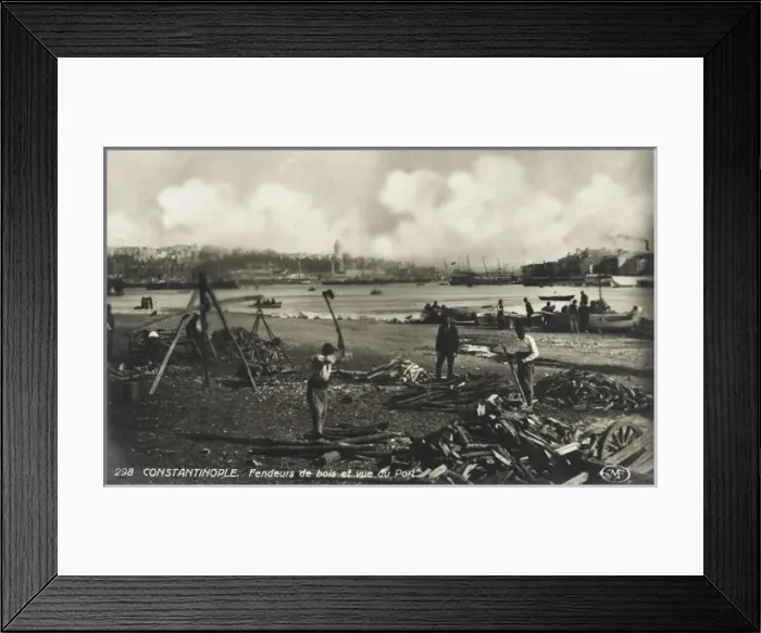 Framed Print : Wood Vendors, Constantinople Framed Print : Wood Vendors, Constantinople