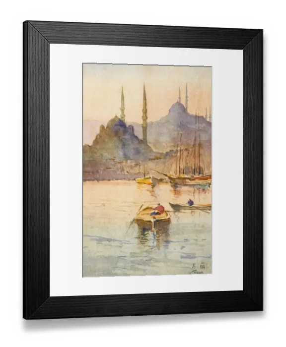 Framed Print : View toward Constantinople, Turkey Framed Print : View toward Constantinople, Turkey