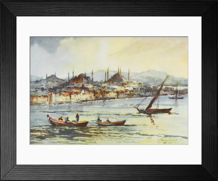 Framed Print : View of Constantinople Framed Print : View of Constantinople
