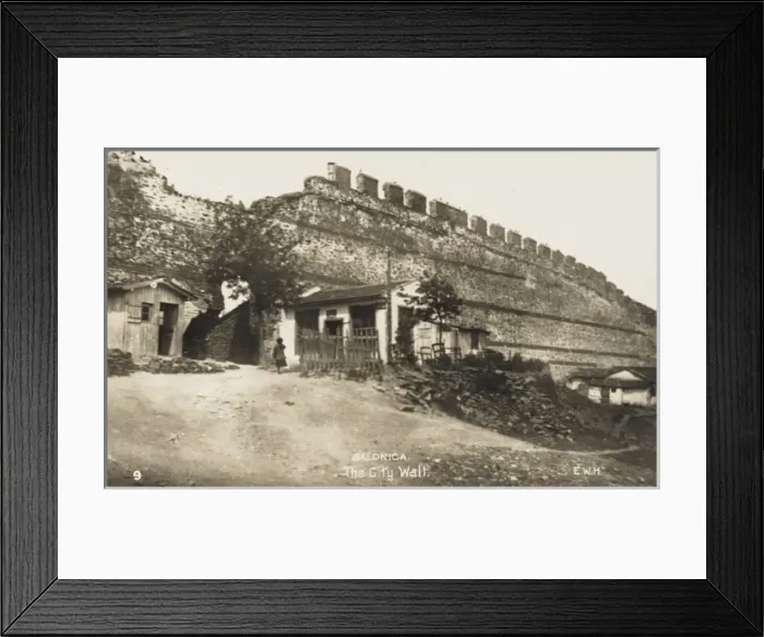 Framed Print : The City Walls at Salonica Framed Print : The City Walls at Salonica